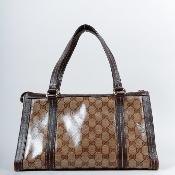 Gucci Beige Ebony GG Crystal Duchessa Tote - Picture 3 of 8